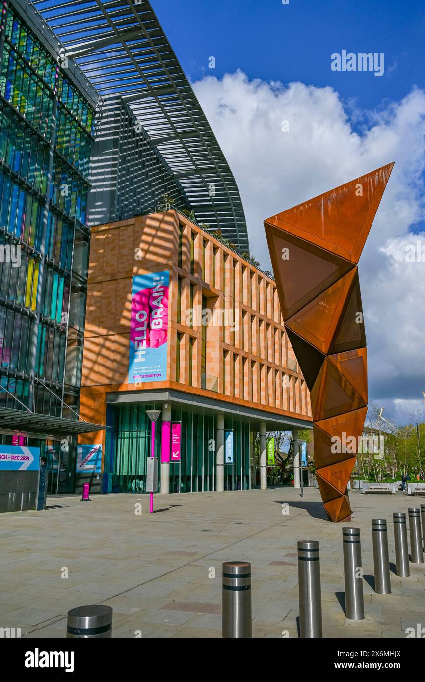 Hello Brain!, exhibition graphic, Manby Gallery, Francis Crick Institute, London, England, U.K Stock Photo