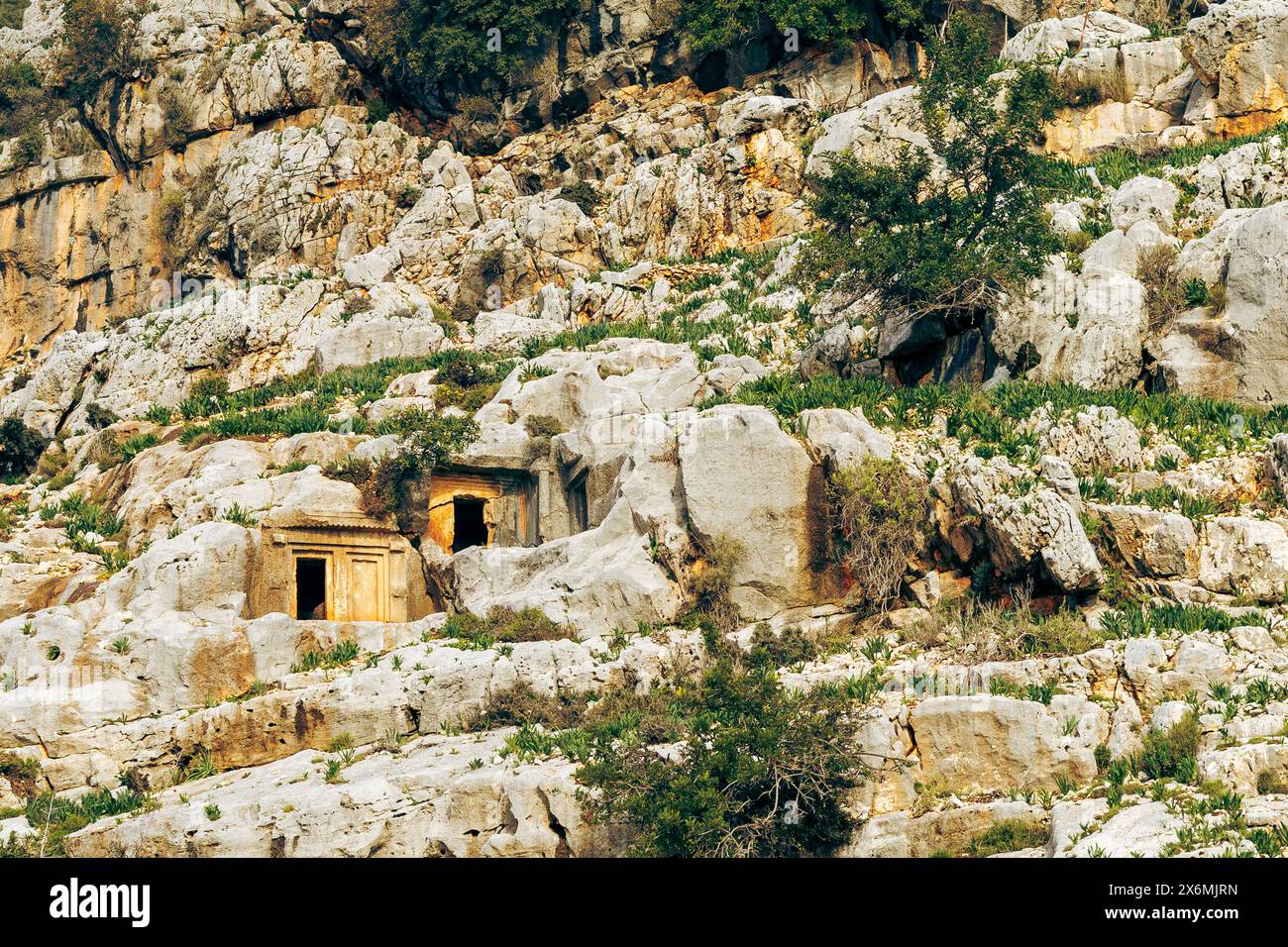 Hillside tombs hi-res stock photography and images - Alamy