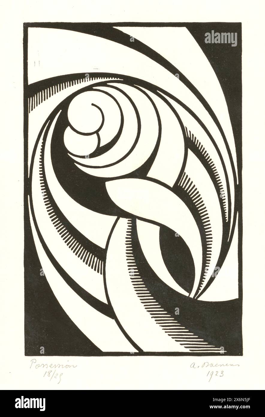 Albert Daenens - Possession - 1923 Stock Photo