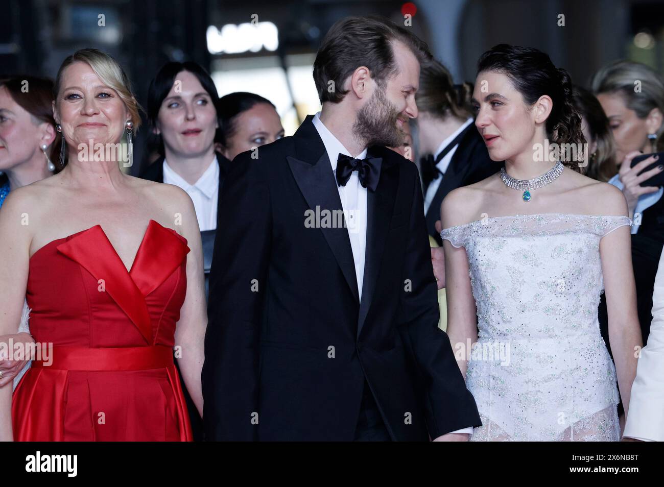 Trine Dyrholm, Magnus von Horn und Vic Carmen Sonne bei der Premiere
