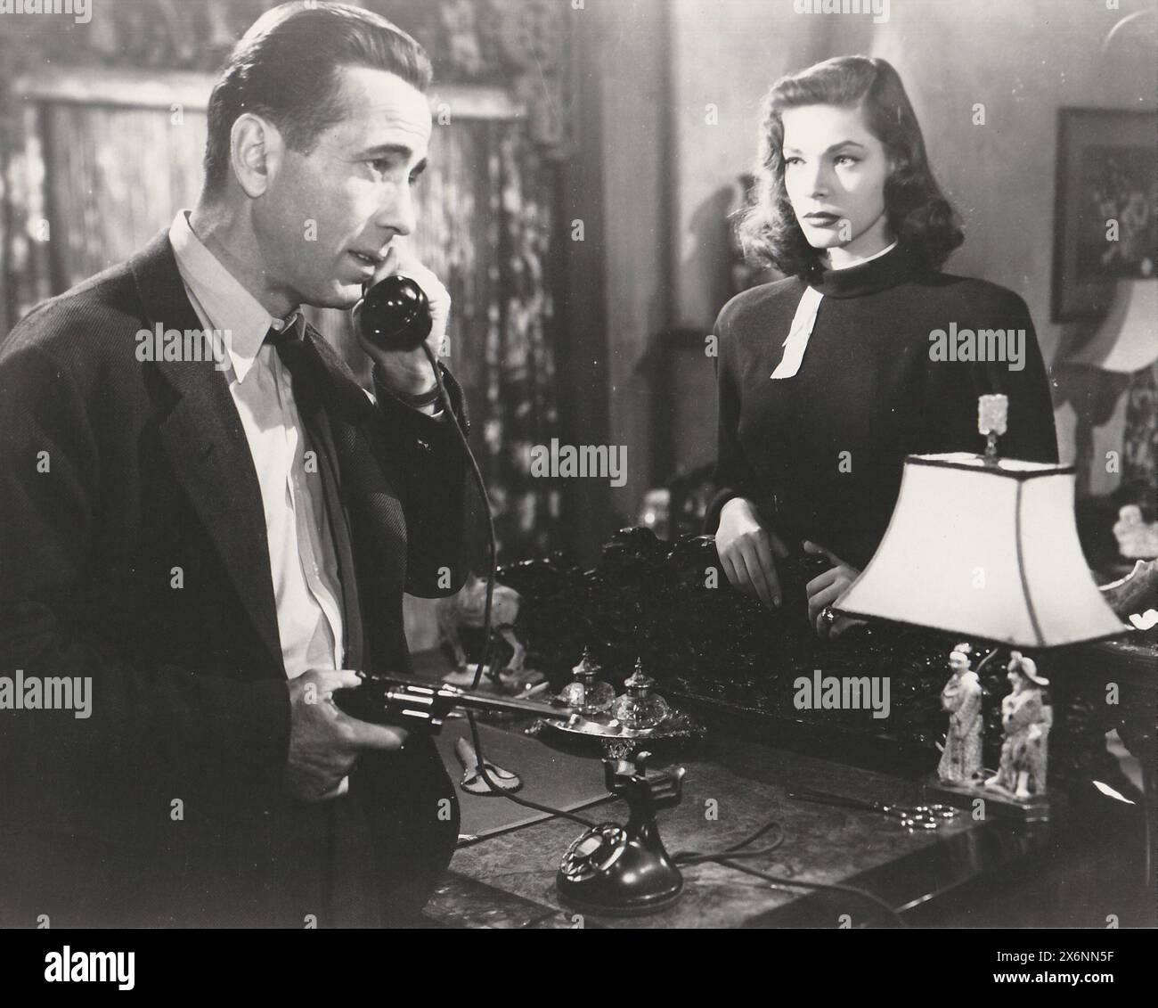 The Big Sleep (Warner Bros., 1946). Humphrey Bogart, Lauren Bacall ...