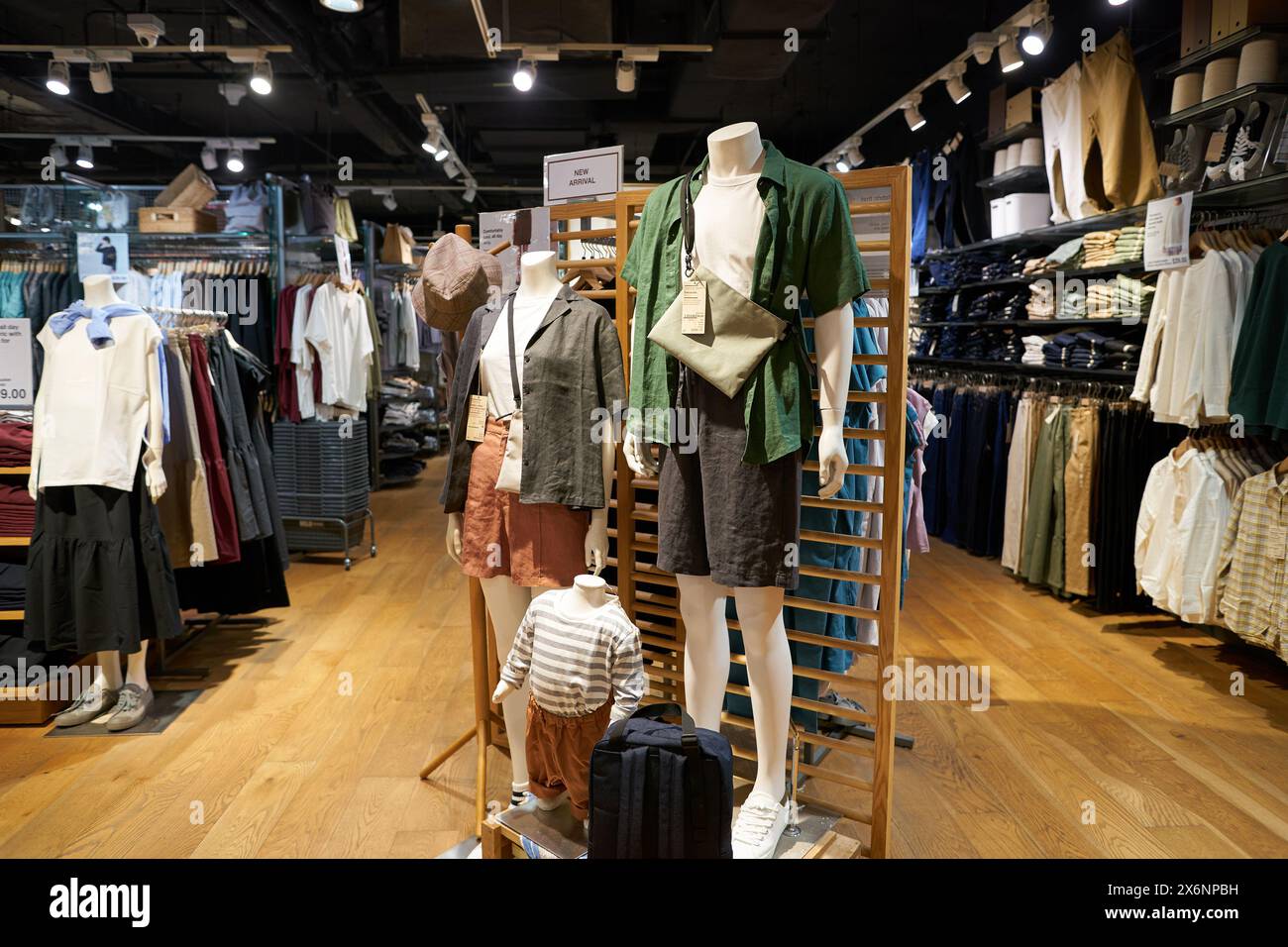 SINGAPORE - NOVEMBER 06, 2023: interior shot of Muji store in Singapore. Stock Photo