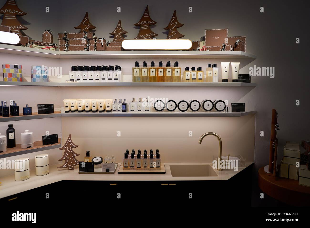 SINGAPORE - NOVEMBER 06, 2023: interior shot of Jo Malone store in ...