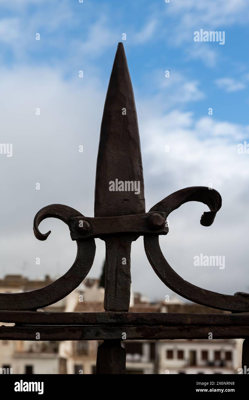 Sharp Metal Railing Iron balcony railing hi-res stock photography and images - Alamy