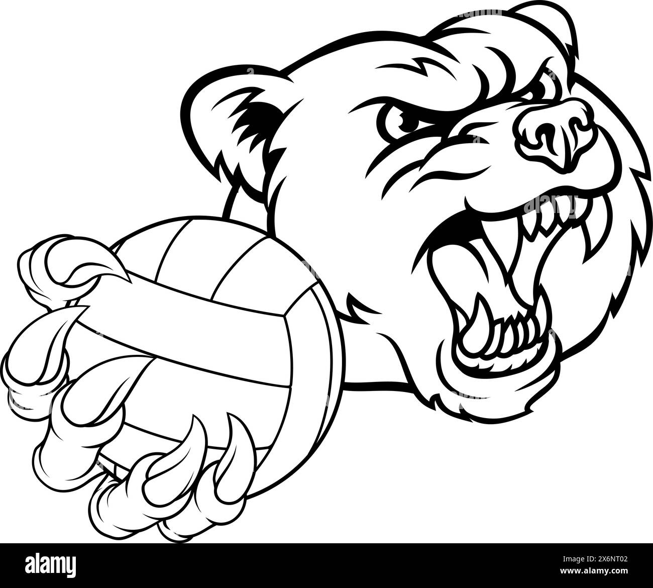 Grizzly bear cartoons hi-res stock photography and images - Alamy