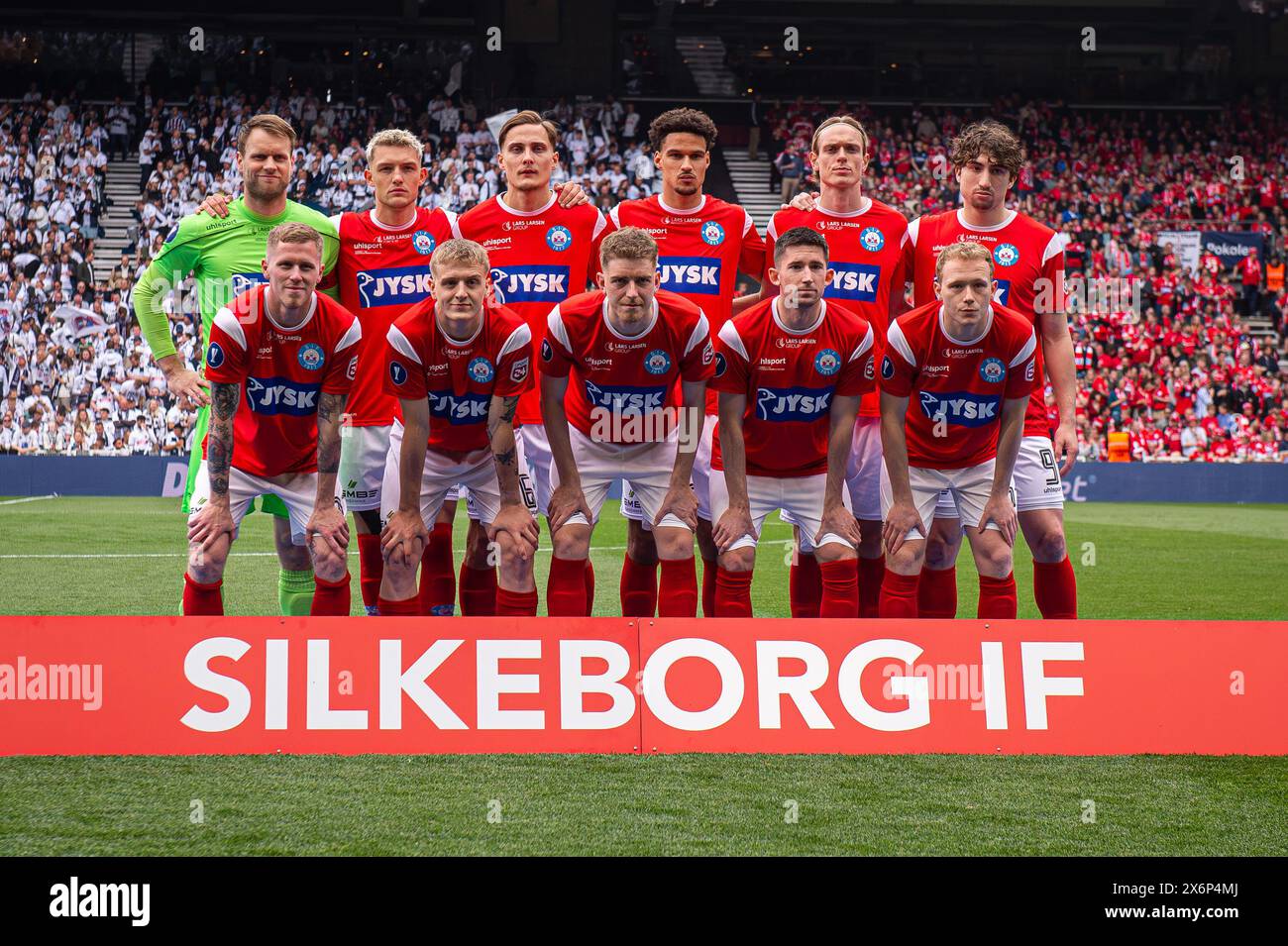 Copenhagen, Denmark. 09th, May 2024. The starting-11 of Silkeborg IF ...