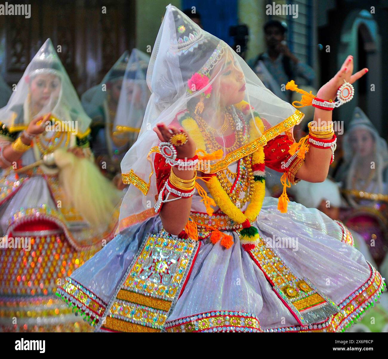 Basanta Rass A girl from the Manupuri community dressed in traditional attire ...
