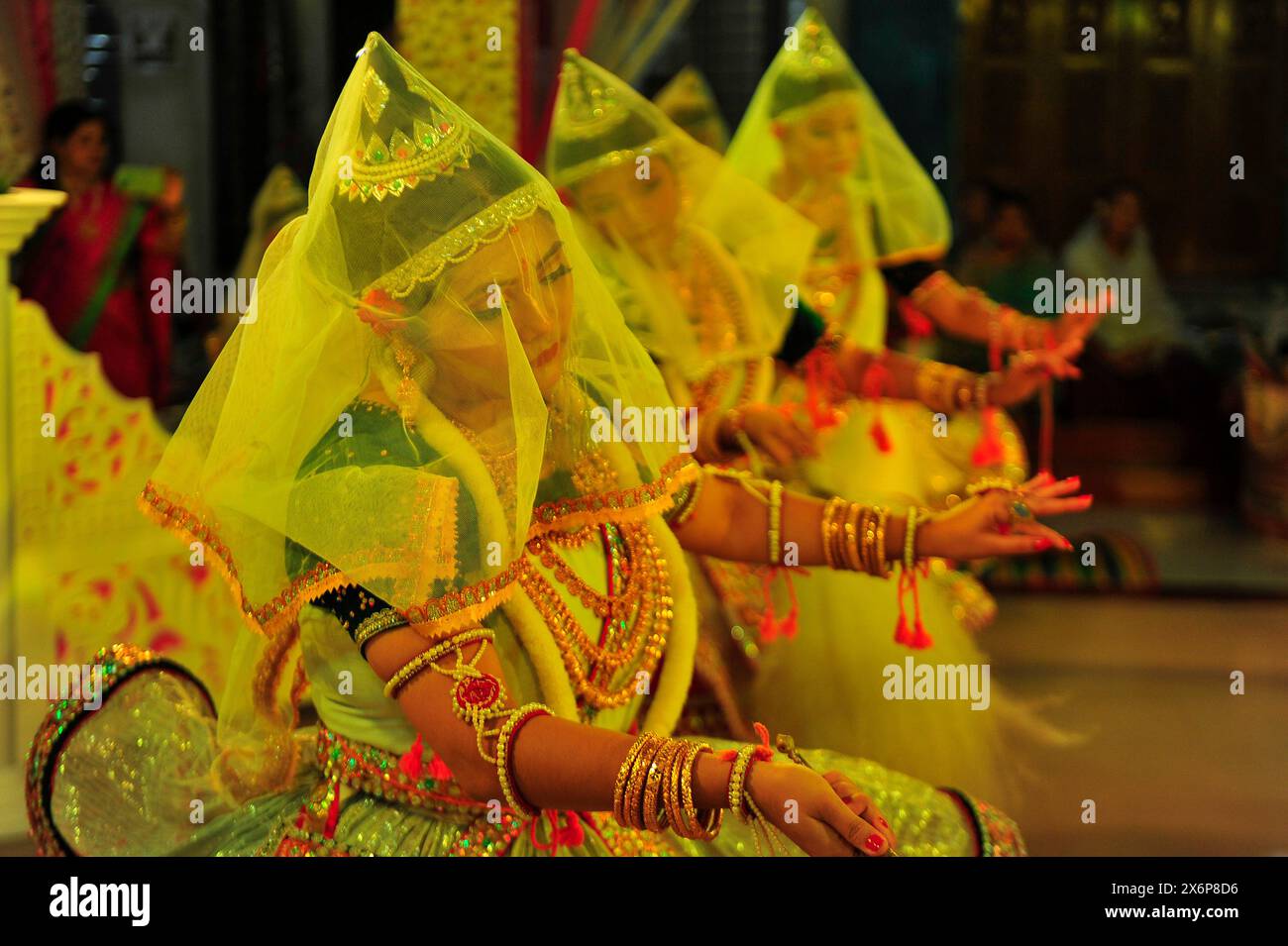 Basanta Rass A girl from the Manupuri community dressed in traditional attire ...