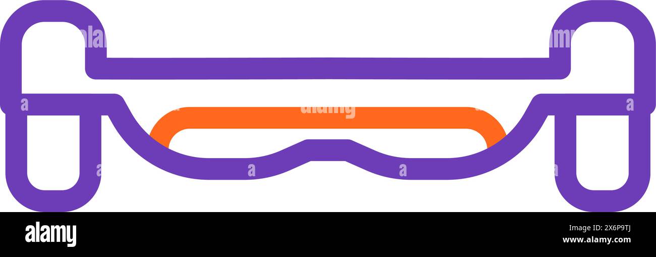 Hoverboard Modern Vector Icon Stock Vector