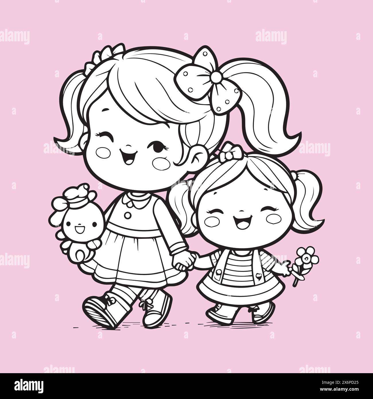 Whimsy Line Drawing Artistic talents Stock Vector Images - Alamy