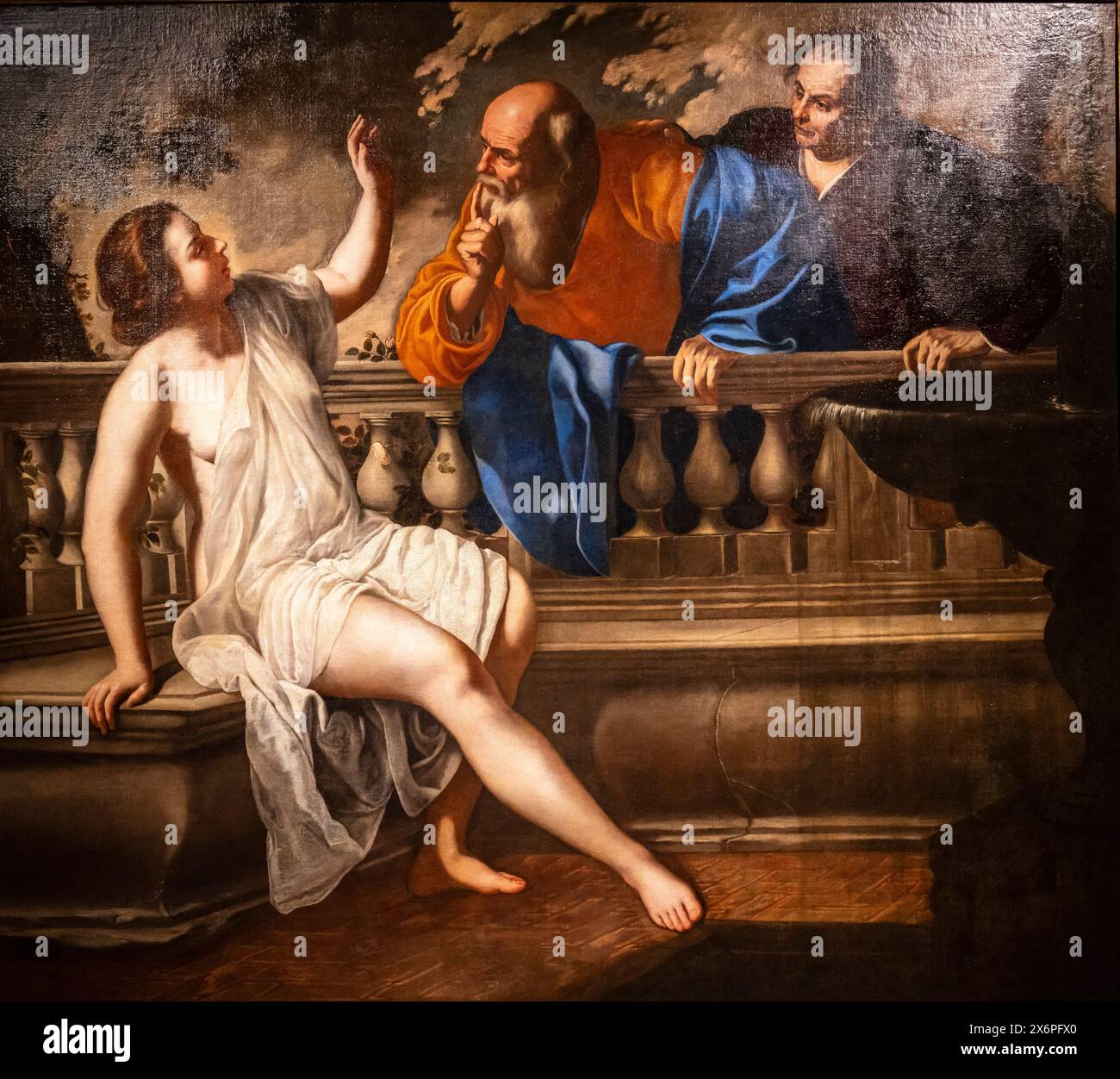 Artemisia Gentileschi, Susanna and the Elders, oil on canvas, 1652, Pinaccoteca Nazionale