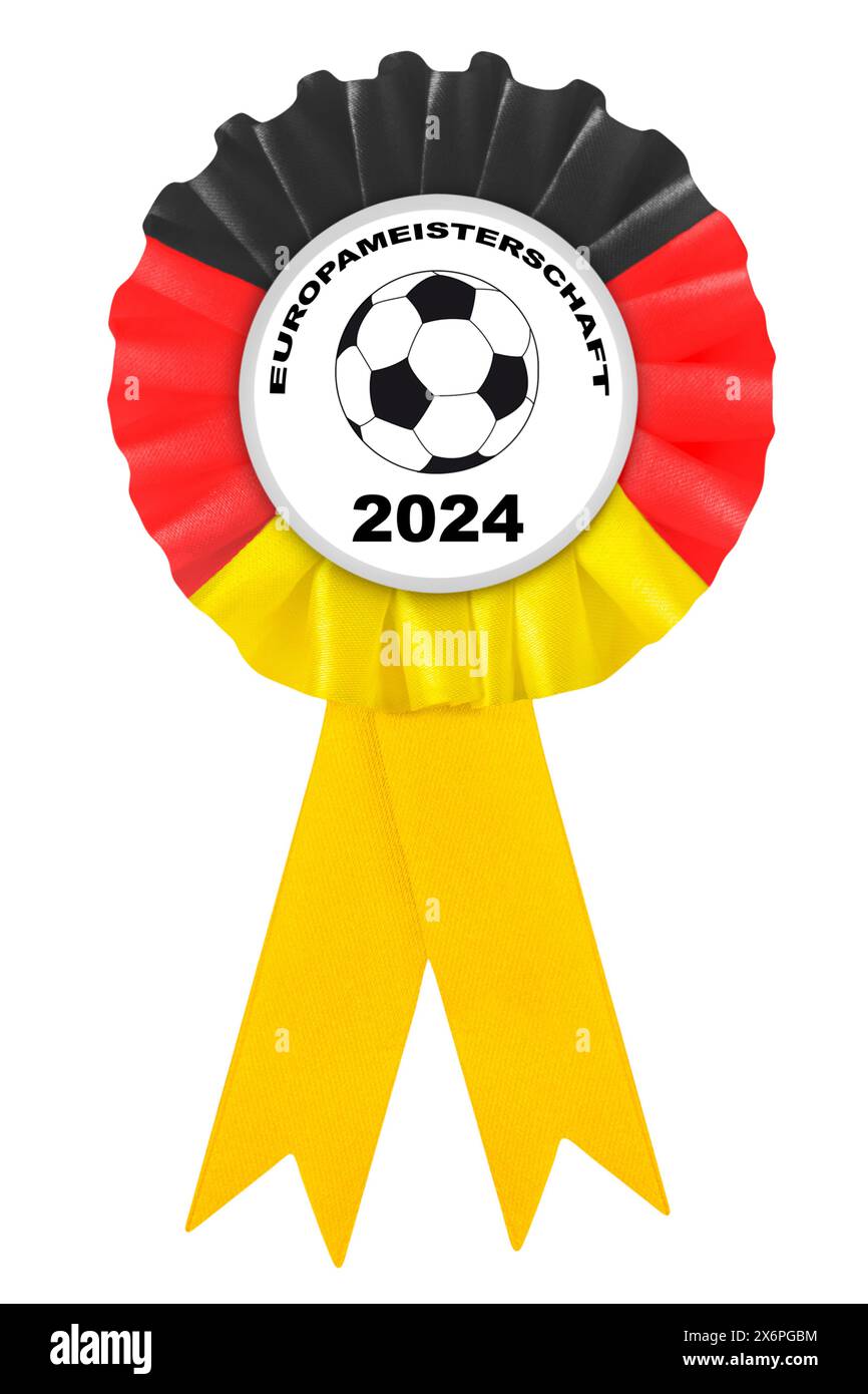 European Football Championship  June 14  2024 and German Medal Stock Photo