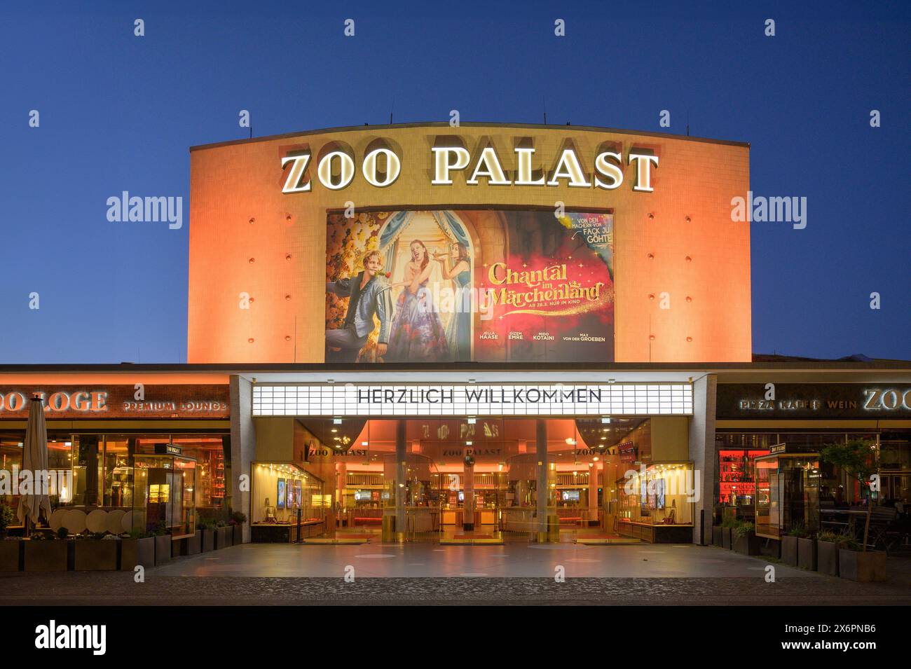 Berlin, Germany - May 14. 2024:The famous Berlin Zoo Palast cinema at ...