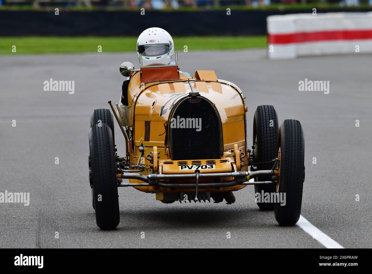 Jonathan Bailey, Bugatti Type 35C, Grover Williams Trophy, twenty minutes of racing for pre-war Grand Prix Cars, mostly from the 1920 to 1931 period, Stock Photo