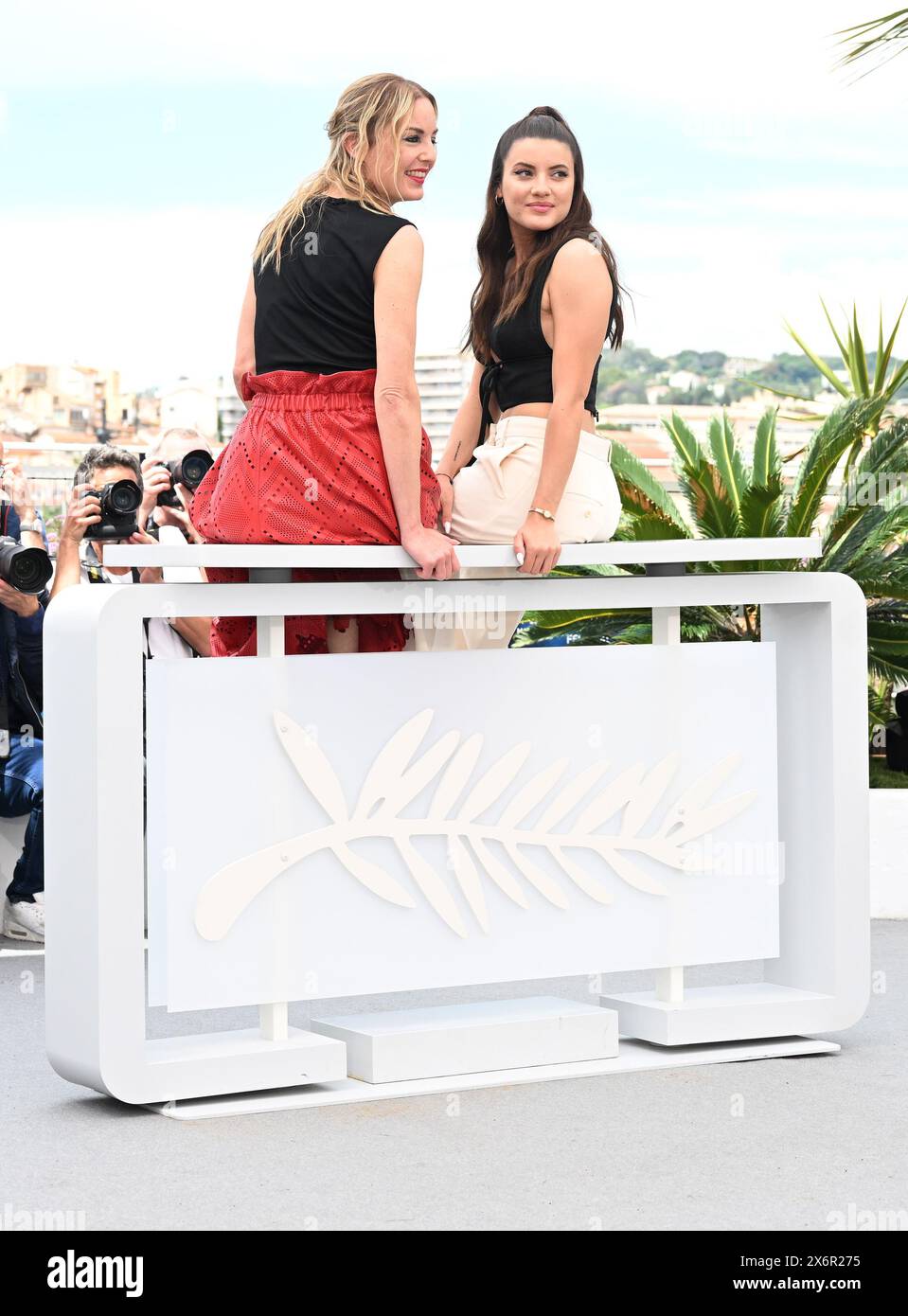 Cannes, France. 16th May, 2024. French actress Malou Khebizi and ...