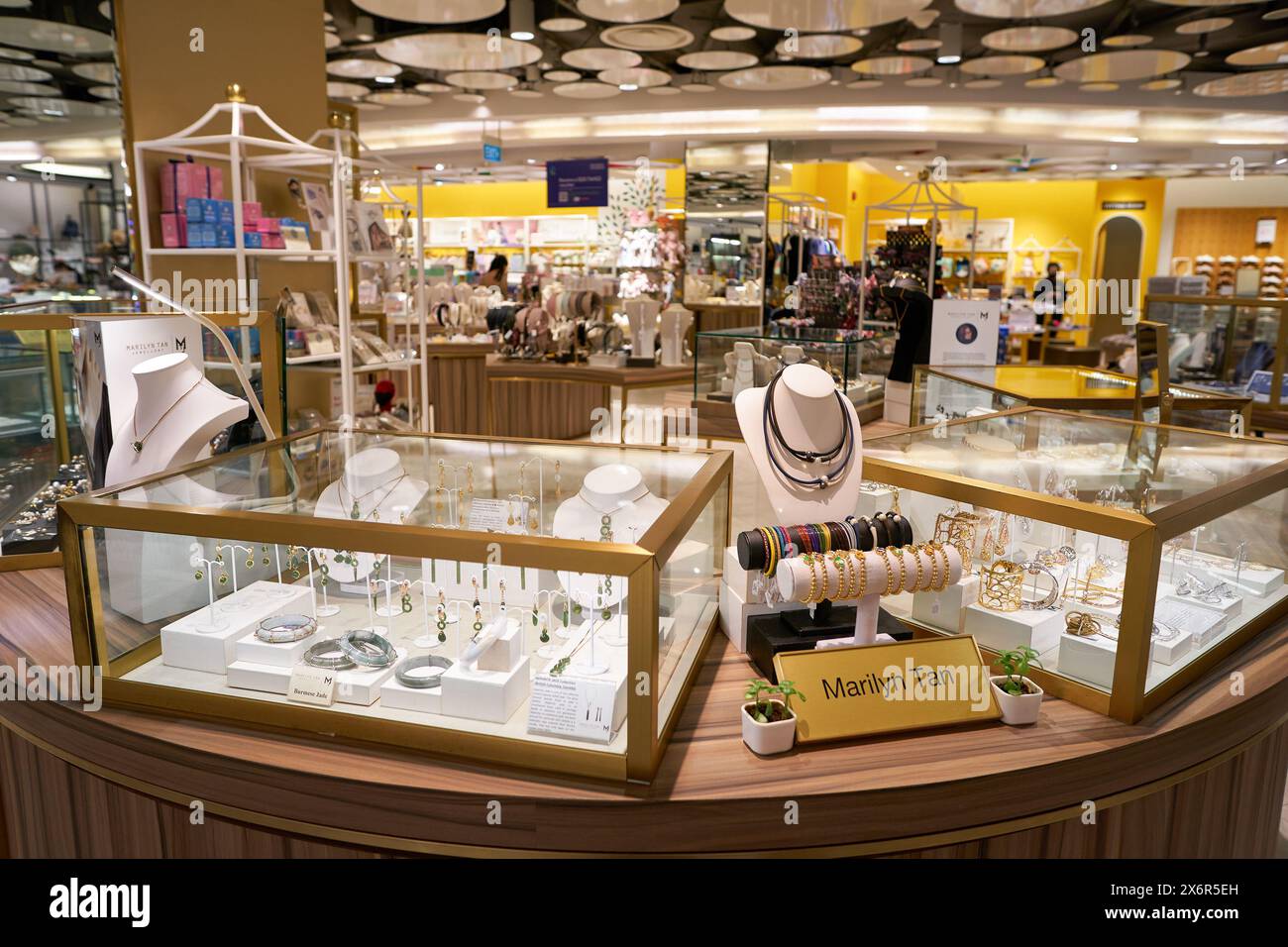 SINGAPORE - NOVEMBER 06, 2023: Marilyn Tan products on display at Tang Plaza in Singapore. Stock Photo