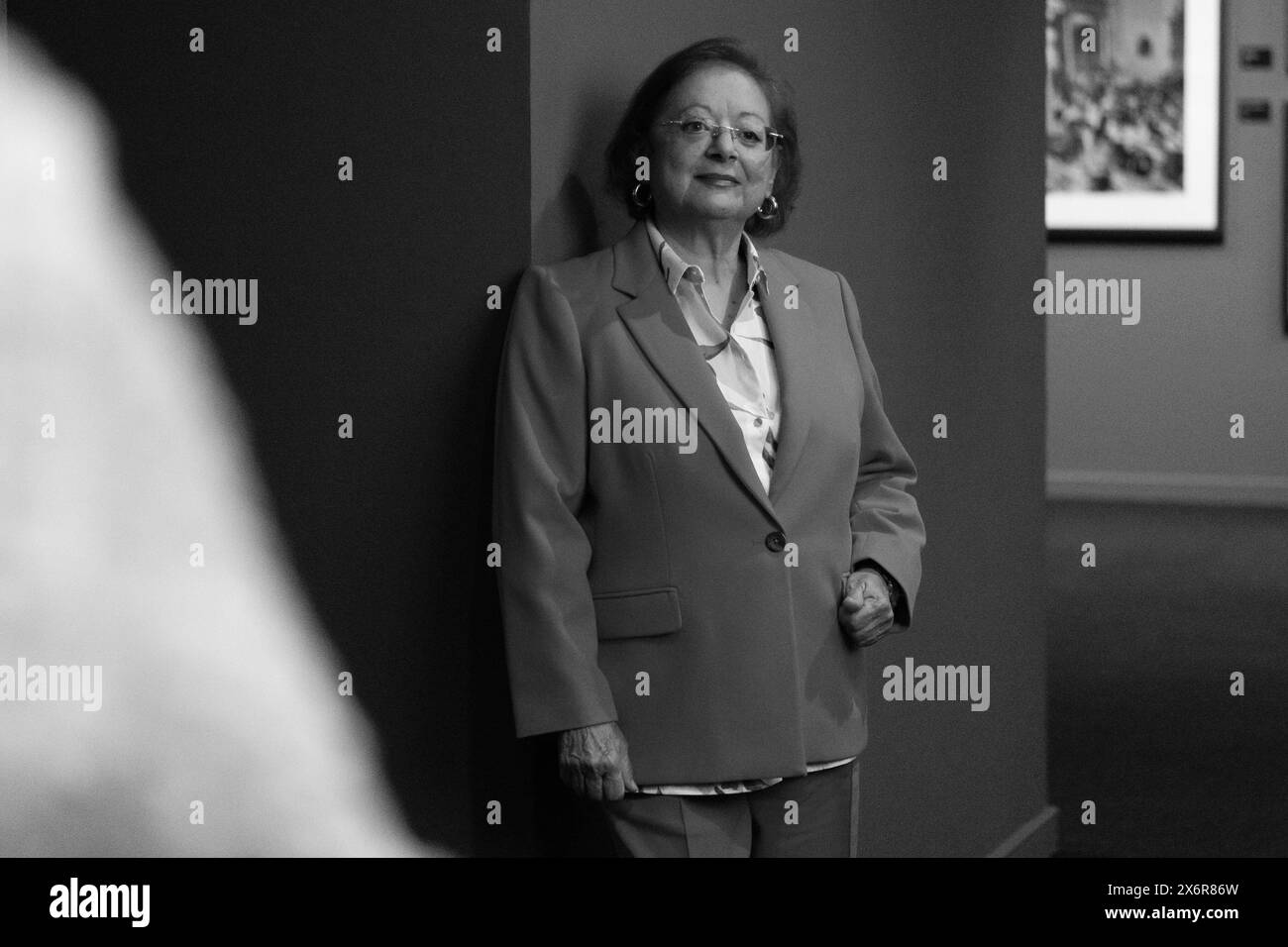Photographer Cristina Garcia Rodero poses at the opening of her ...