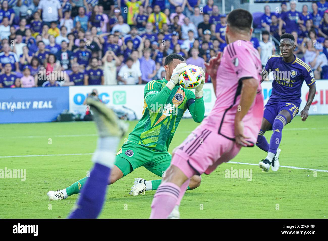 Orlando, Florida, USA, May 15, 2024, Inter Miami goalkeeper Drake