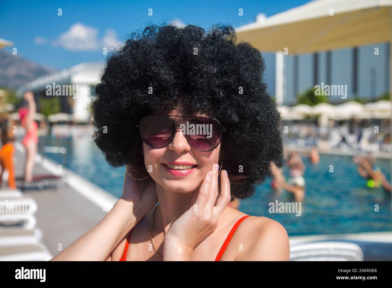 Curly hair family hi-res stock photography and images - Alamy