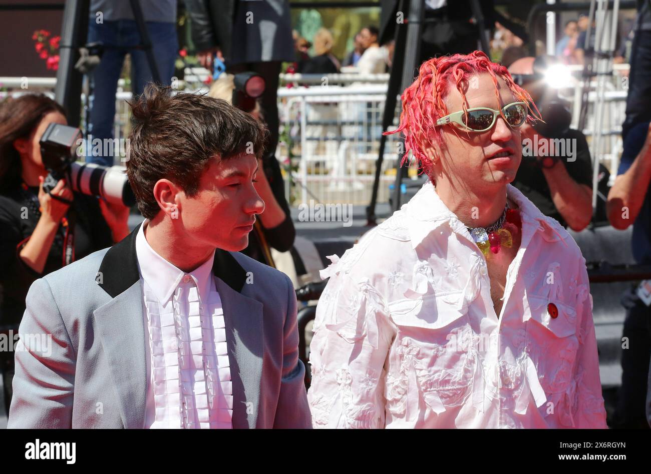 Cannes, France, 16th May, 2024. Barry Keoghan and Carlos O'Connell ...