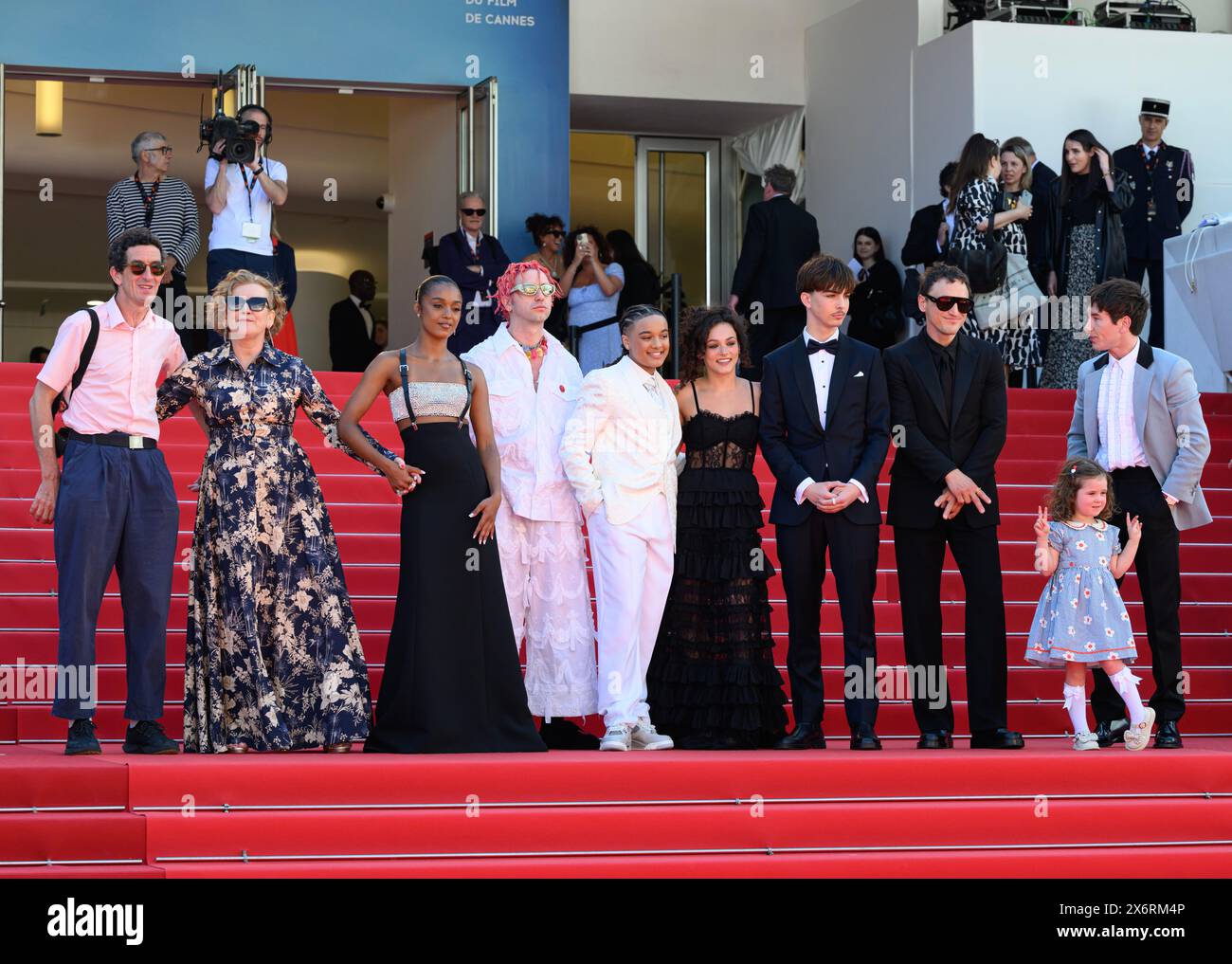 Cannes, France. May 16th, 2024. Andrea Arnold, Jasmine Jobson, Carlos O ...