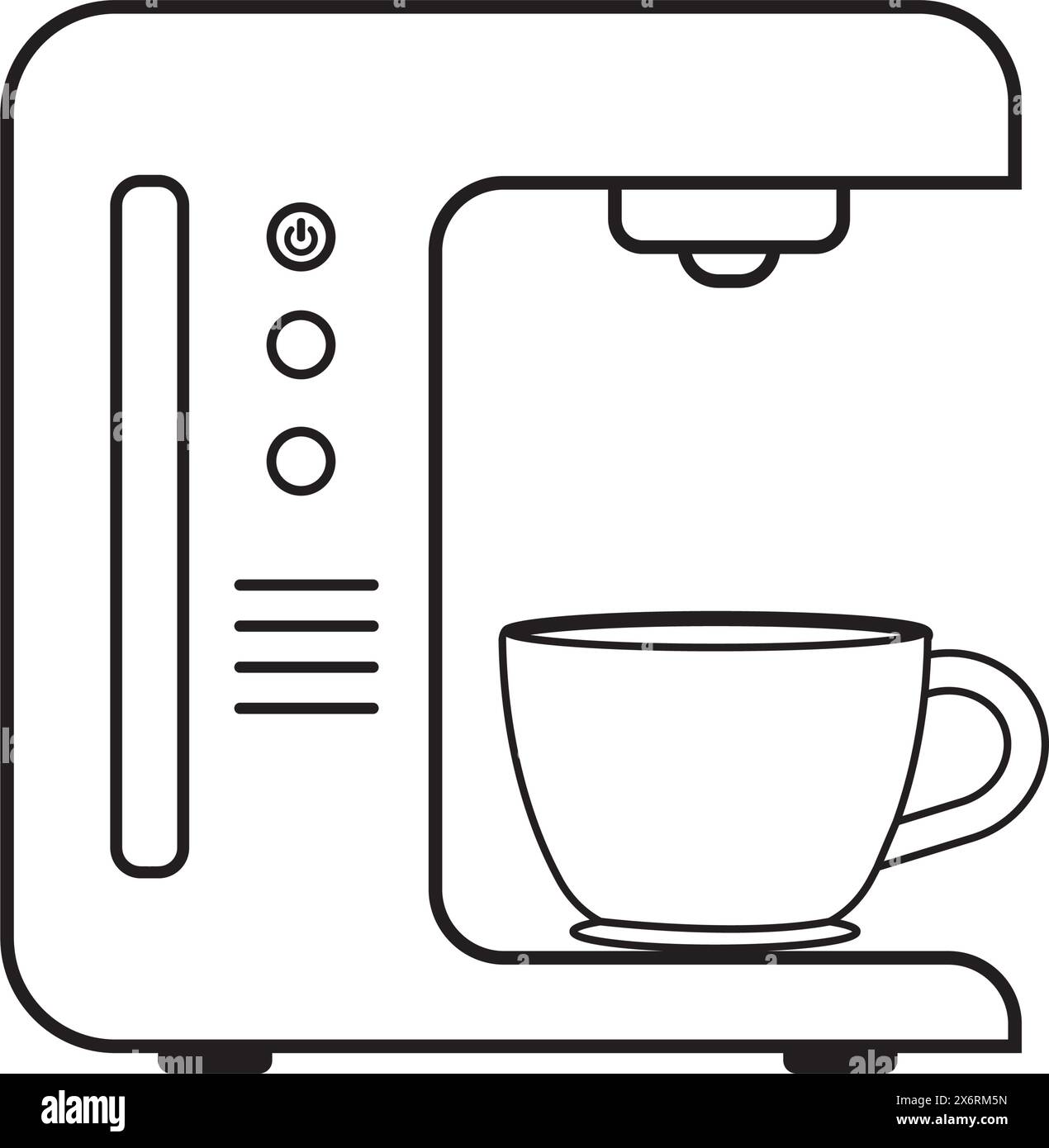 Coffee maker icon vector illustration simple design Stock Vector