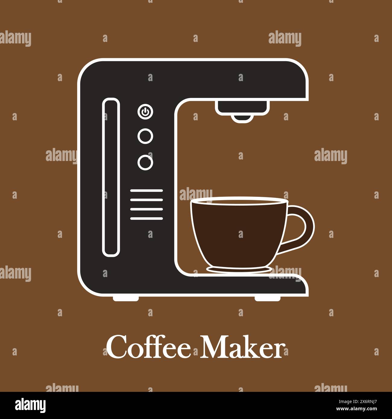 Simple coffee making Stock Vector Images - Alamy