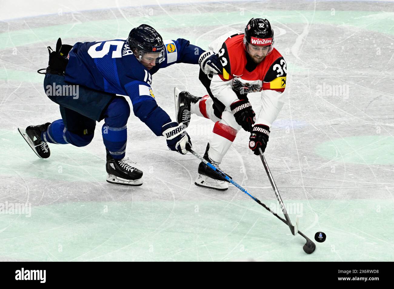 IIHF World Championship Austria Finland match The Road to the Quarterfinals