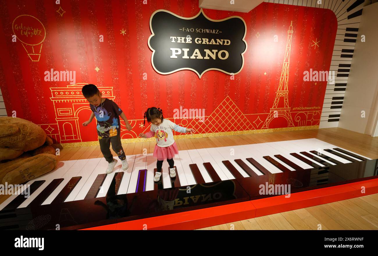 THE FIRST-EVER FAO SCHWARZ OPENS IN PARIS Stock Photo