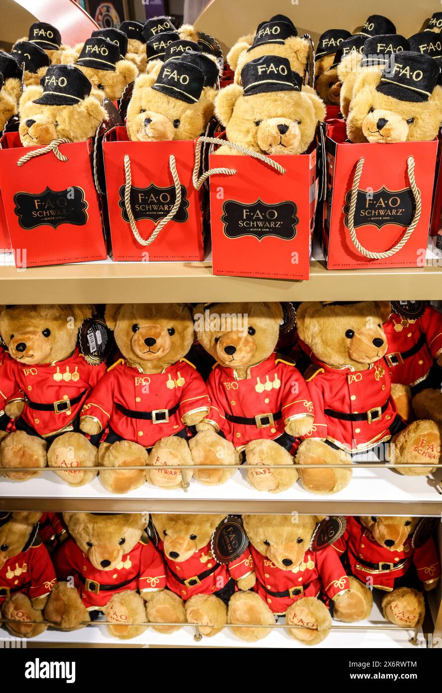 THE FIRST-EVER FAO SCHWARZ OPENS IN PARIS Stock Photo