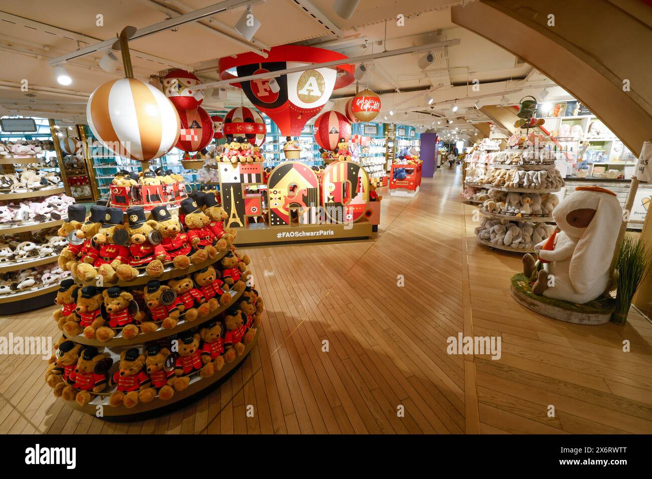 THE FIRST-EVER FAO SCHWARZ OPENS IN PARIS Stock Photo