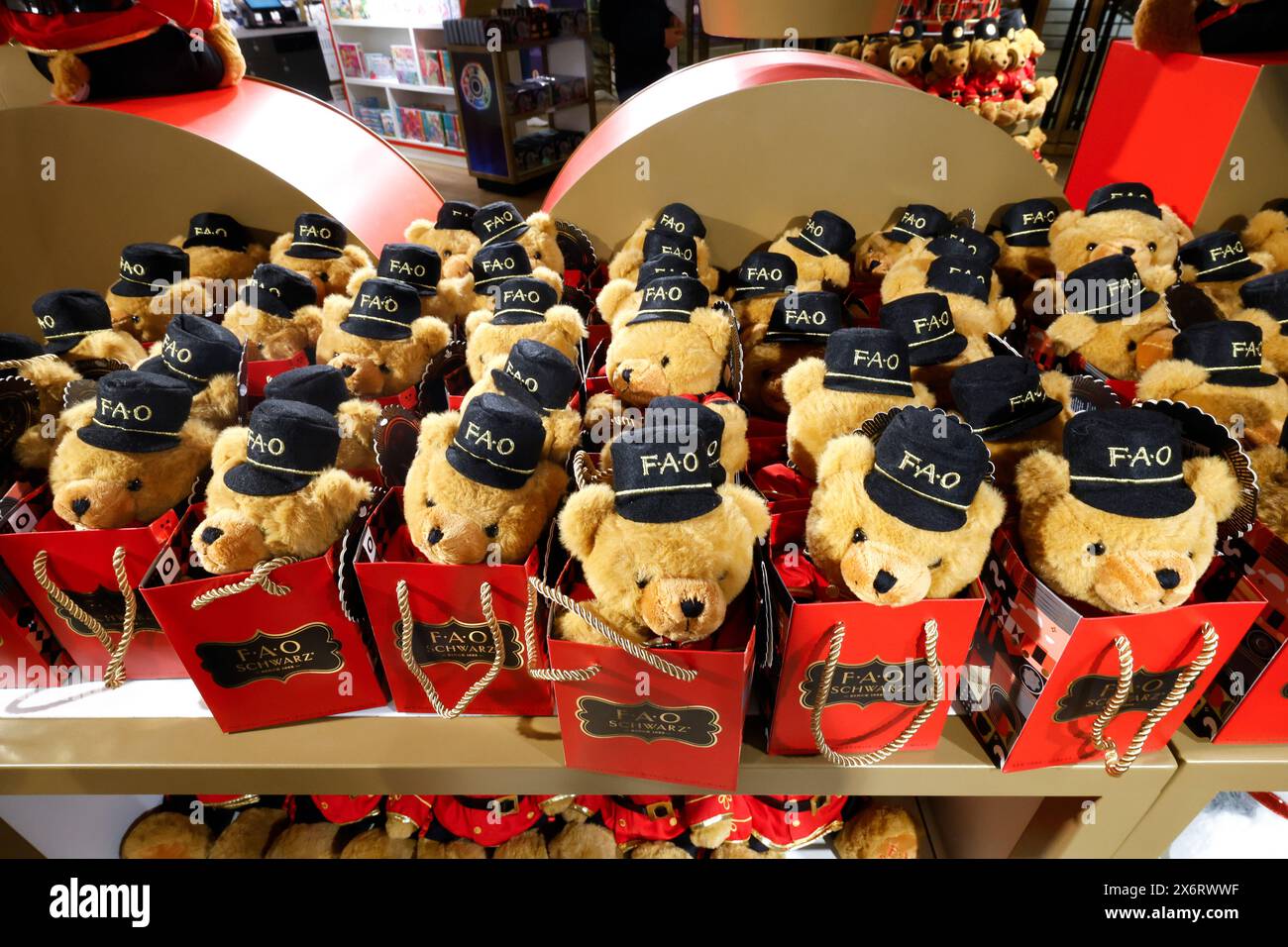 THE FIRST-EVER FAO SCHWARZ OPENS IN PARIS Stock Photo