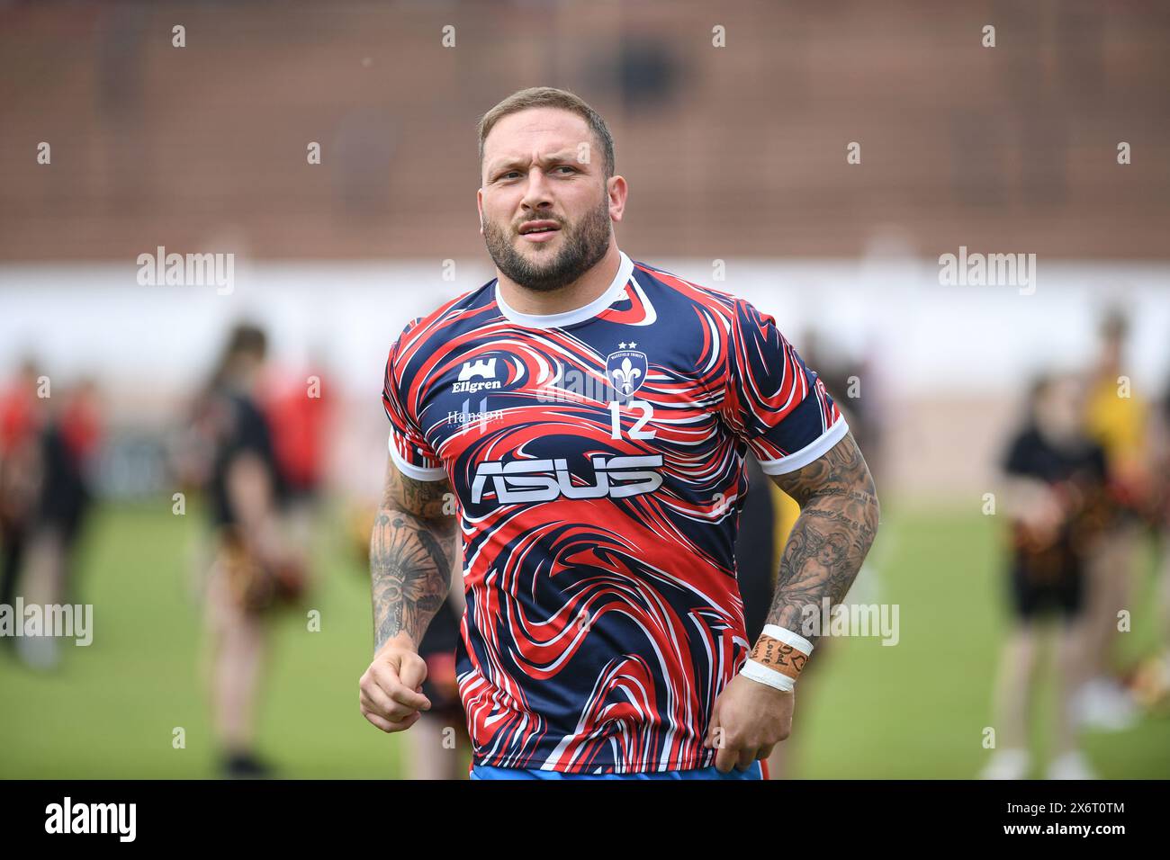 Bradford, England - 12th May 2024 - Wakefield Trinity's Josh Griffin ...