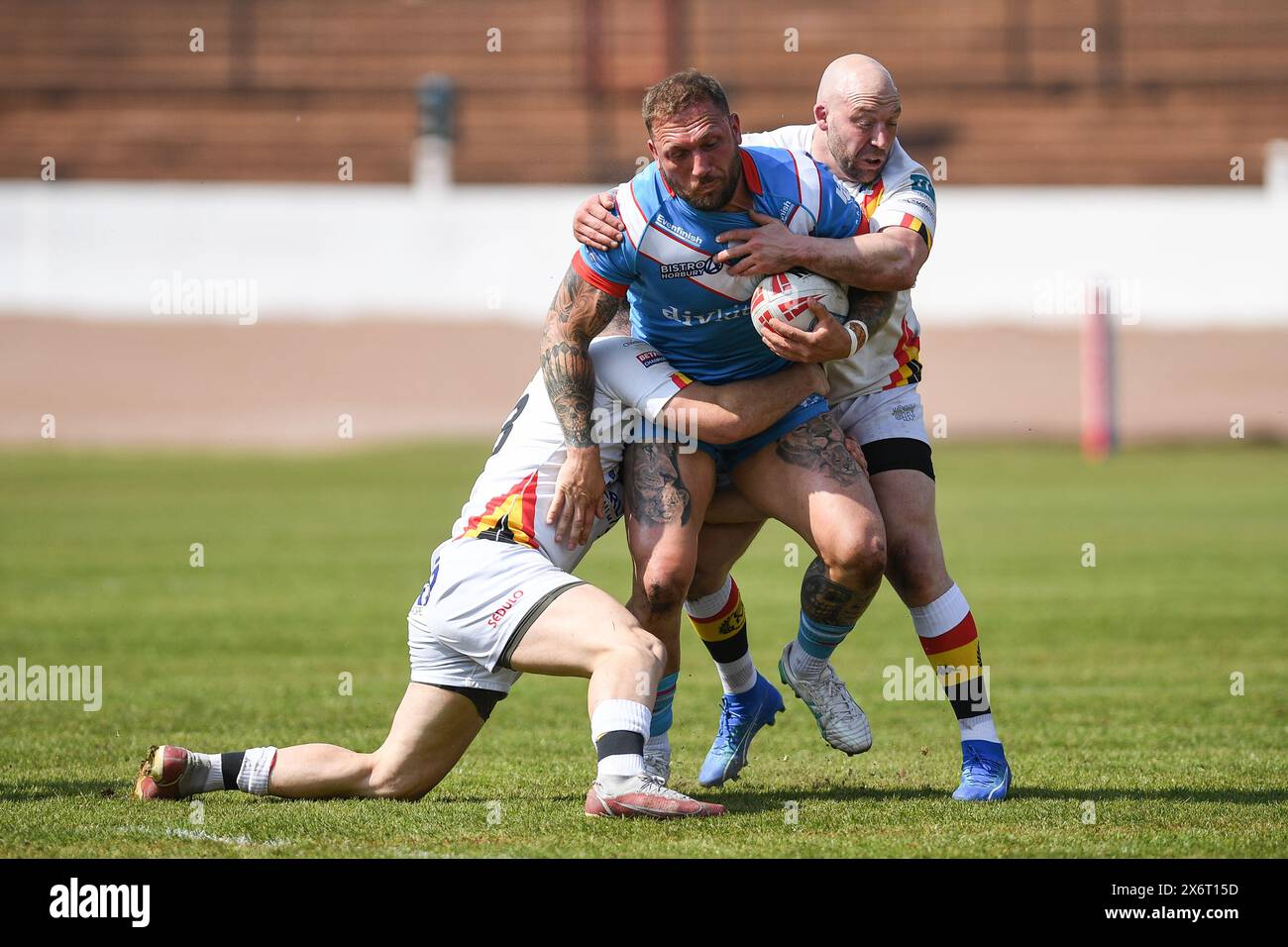 Bradford, England - 12th May 2024 -Wakefield Trinity's Josh Griffin in ...