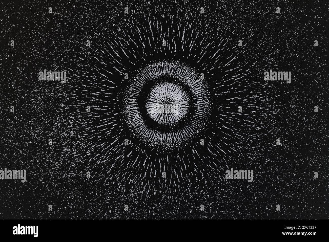 fields around a loudspeaker used with electricity to generate