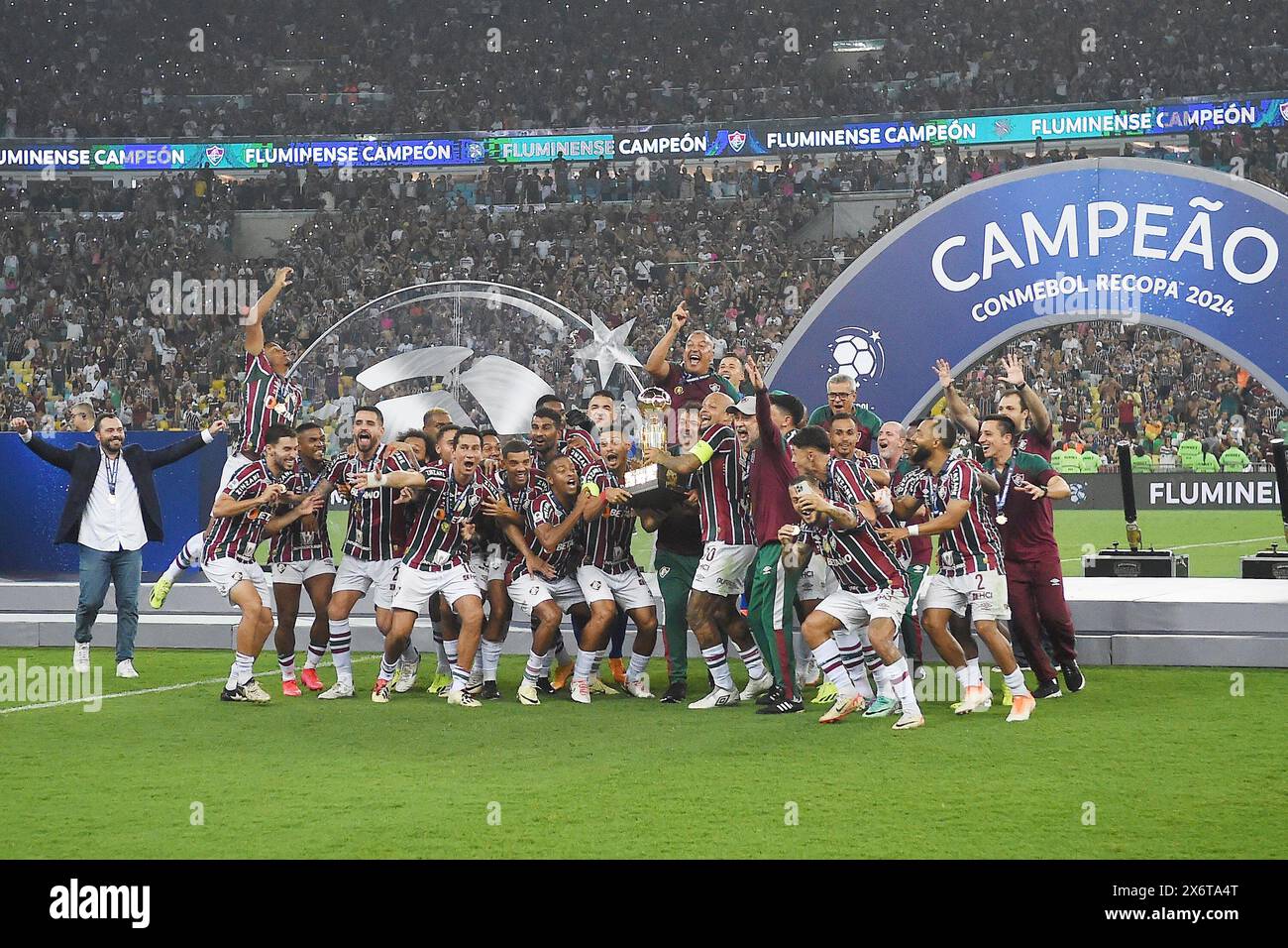 Rio de Janeiro, Brazil, February 29, 2024. Football match between