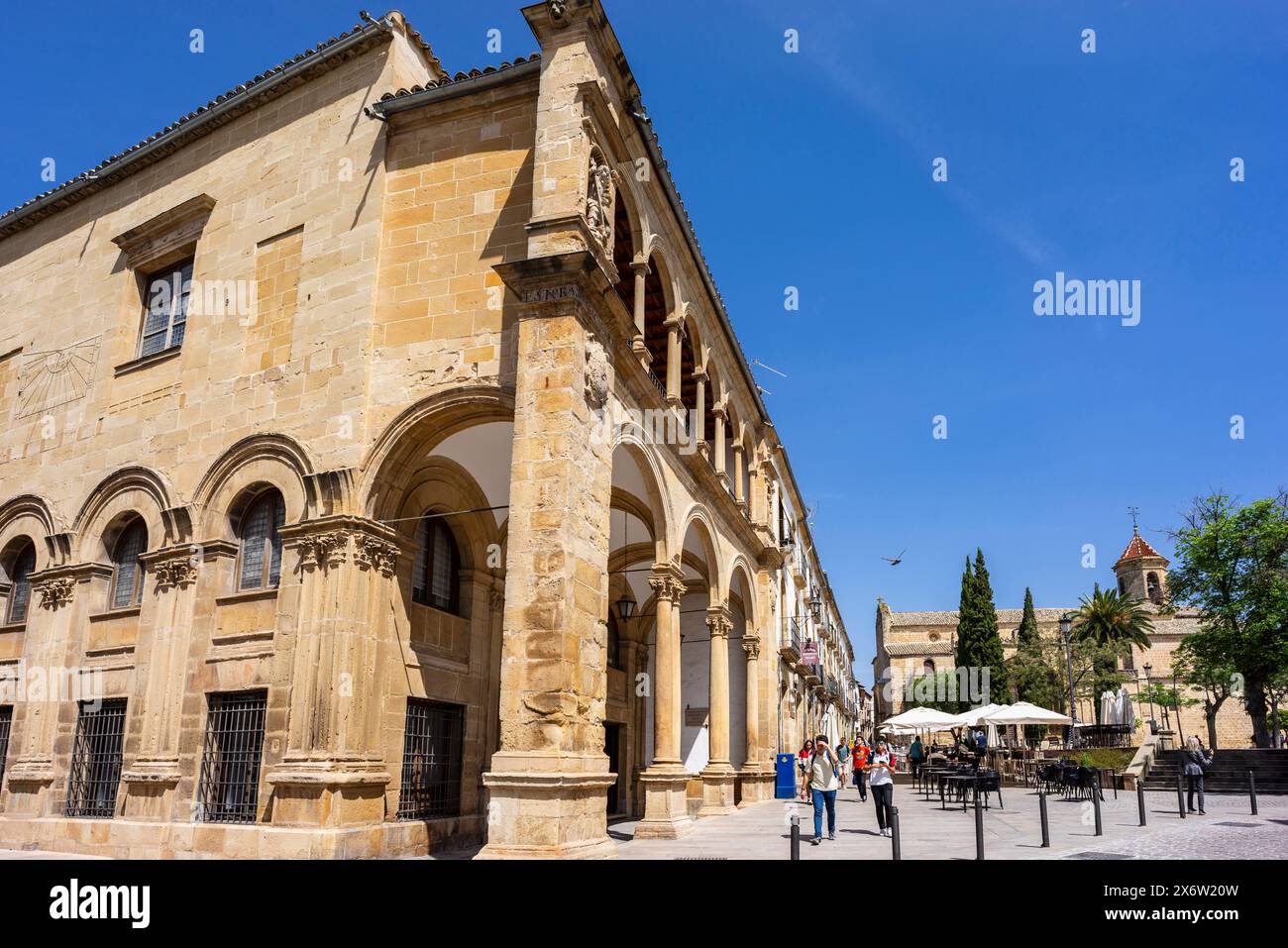 Old Town Halls - also called Council Palace or Old Town Hall, Úbeda, Jaén province, Andalusia, Spain. Stock Photo