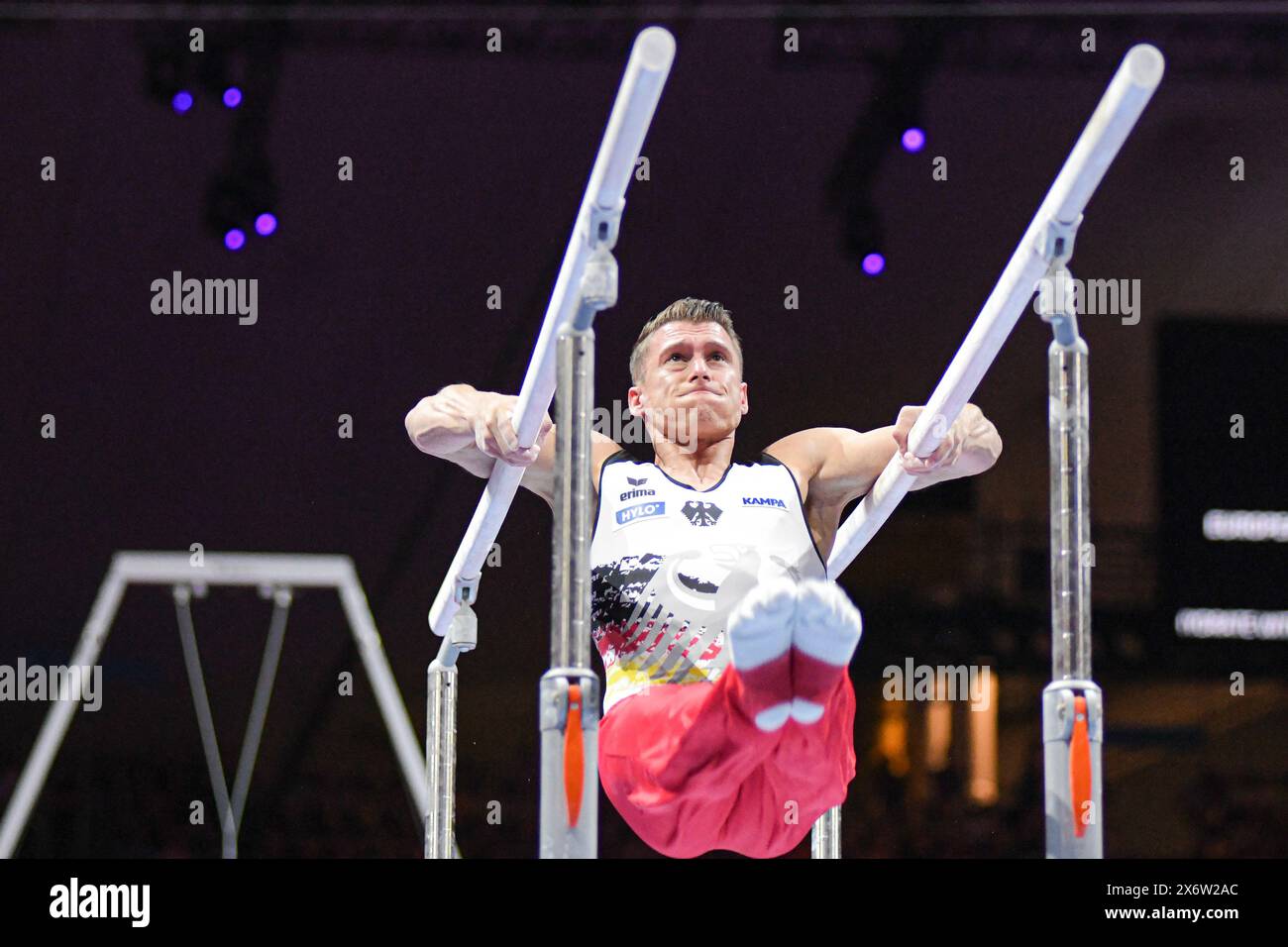 Lukas Dauser (Germany). Artistic Gymnastics, Men's Parallel bars finals ...