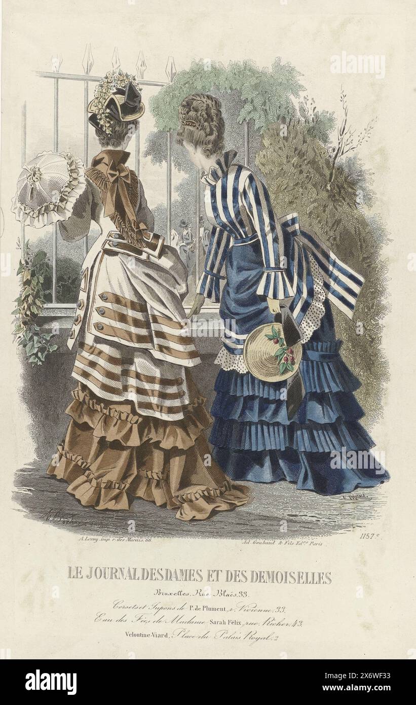 Le Journal des Dames et des Demoiselles, 1873, No 1129b A woman