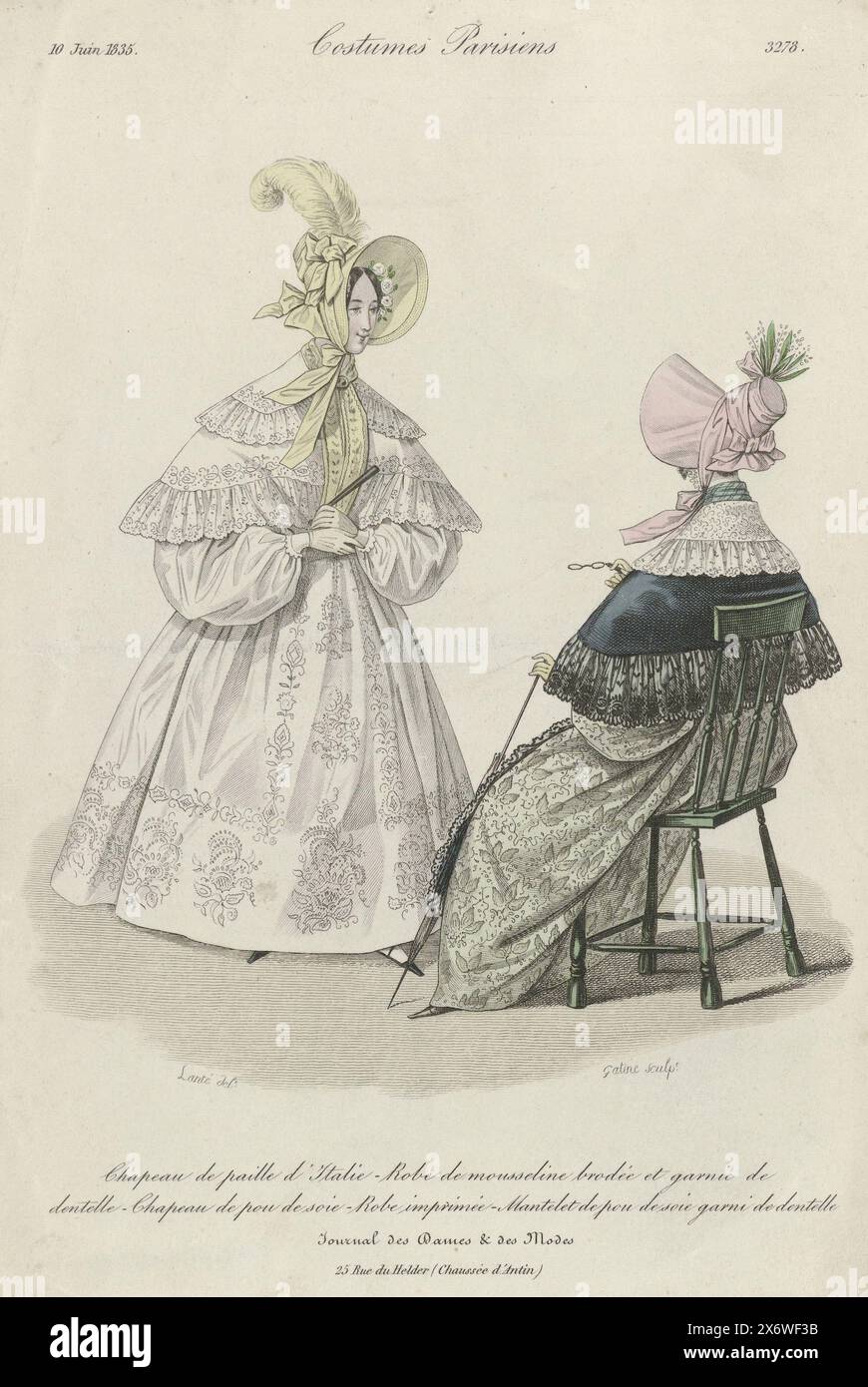 Mini Chapeau De Poupée Ancienne BB Français (Jumeau, Bru) - Paille Et Soie - Circa 1880 - T.2