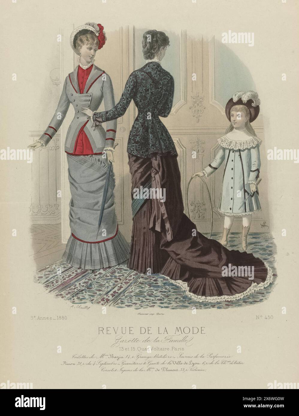 Revue Ancienne La Mode Illustrée N°2 Du 11 Janvier 1880 - Édition Originale, Plus De 140 Ans D'histoire
