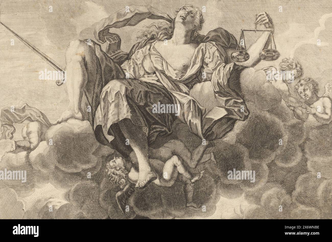 Justitia Clean Justitia sitting hi-res stock photography and images - Alamy