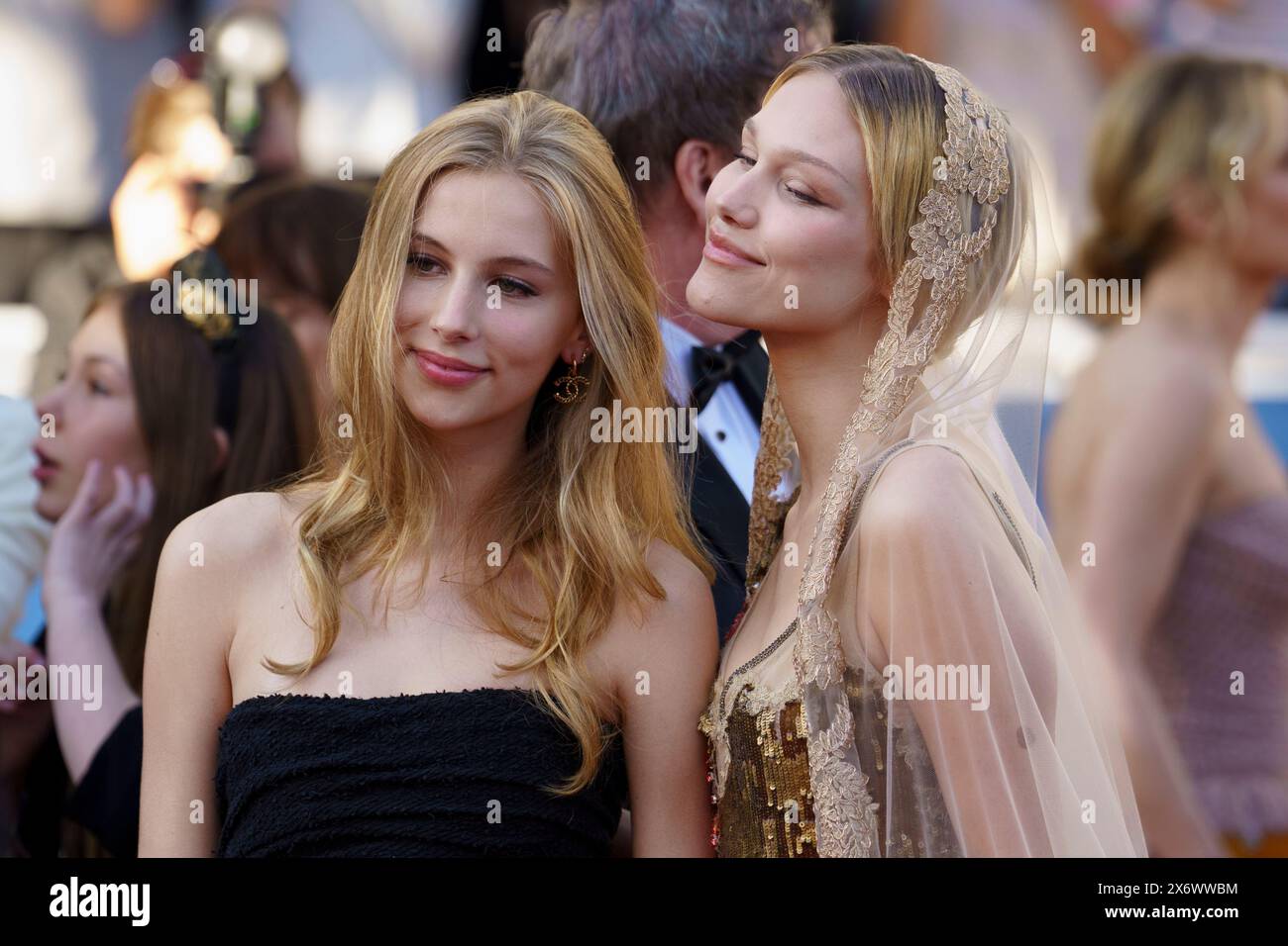 Cannes, France. 16th May, 2024. Romy Croquet Mars and Grace VanderWaal ...