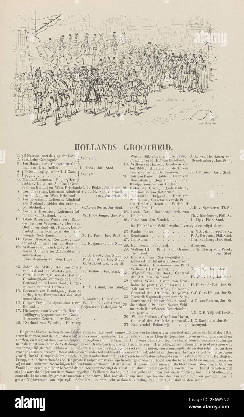 Utrecht masquerade of 1851: Golden Age 1650-1675, Dutch Greatness ...