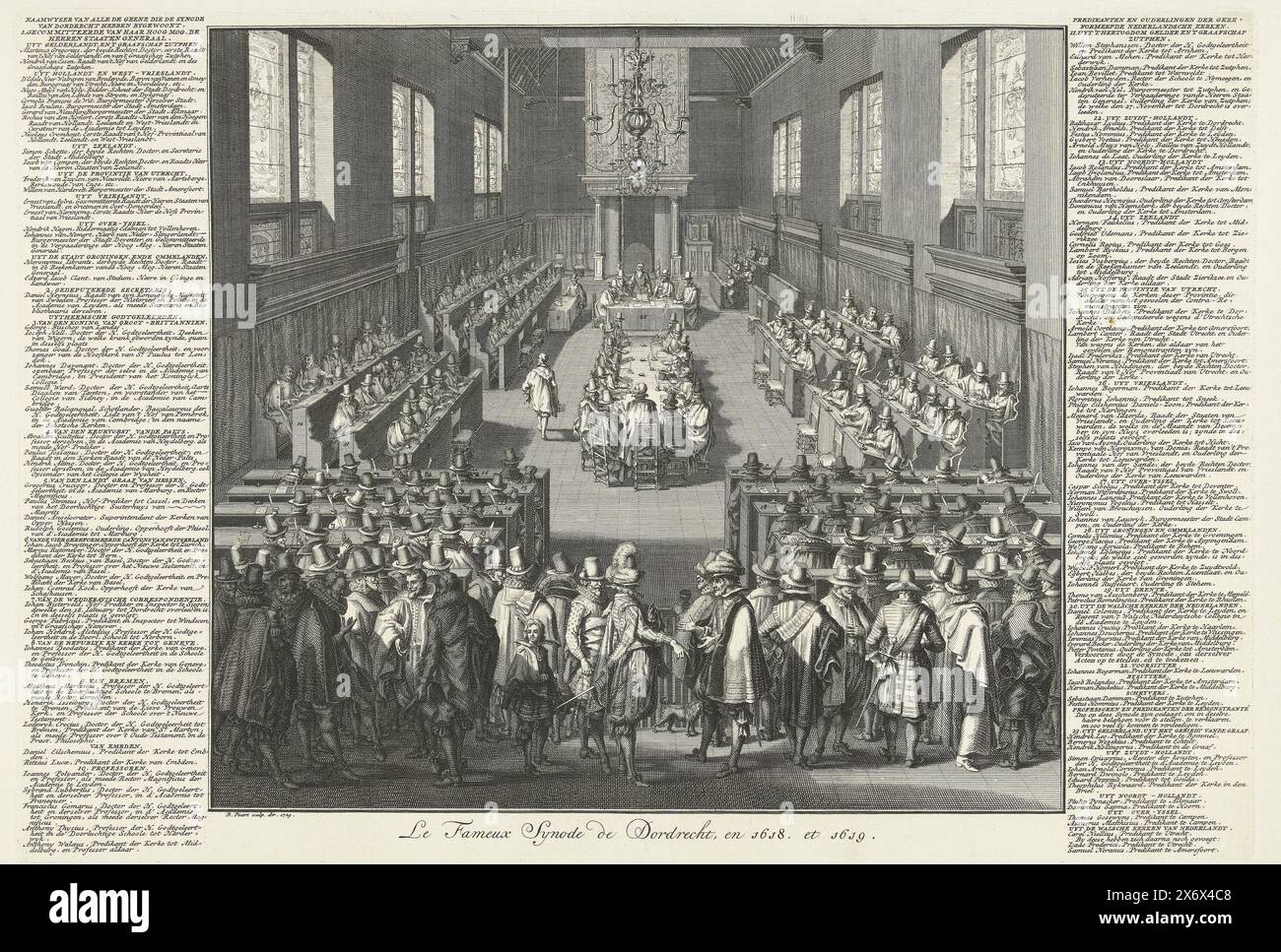 Opening of the synod of Dordrecht, 1618, Le Fameux Synode de Dordrecht ...