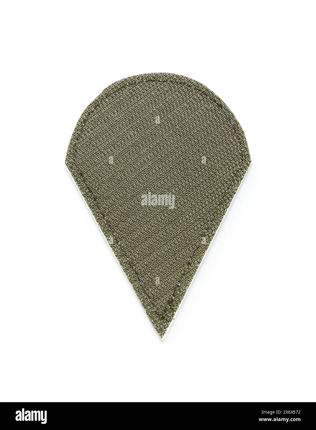 Military badge isolated on white background, back view Stock Photo - Alamy