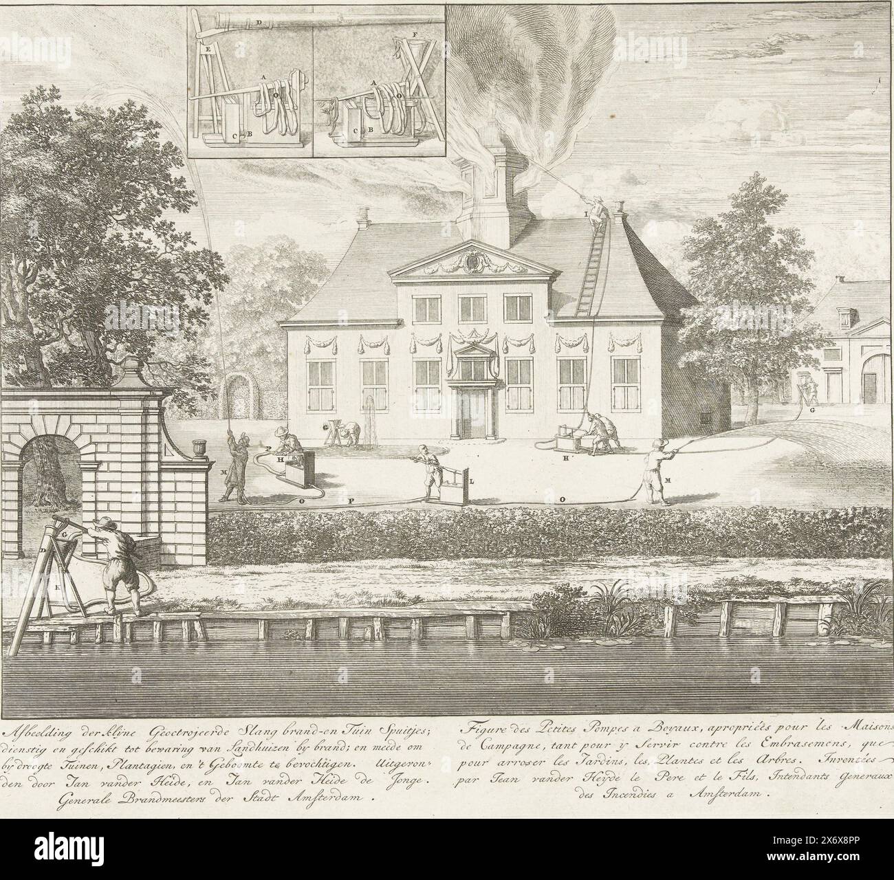 Klyne patented hose fire hires stock photography and images Alamy