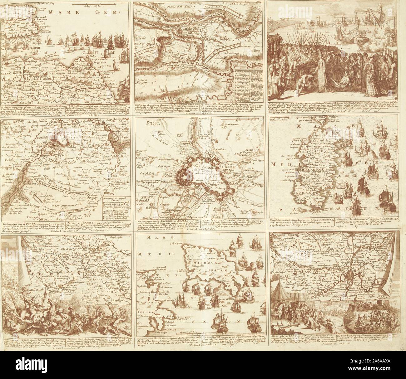 Theater of War (page IX), 1708, Theater of War, Beginning of King ...