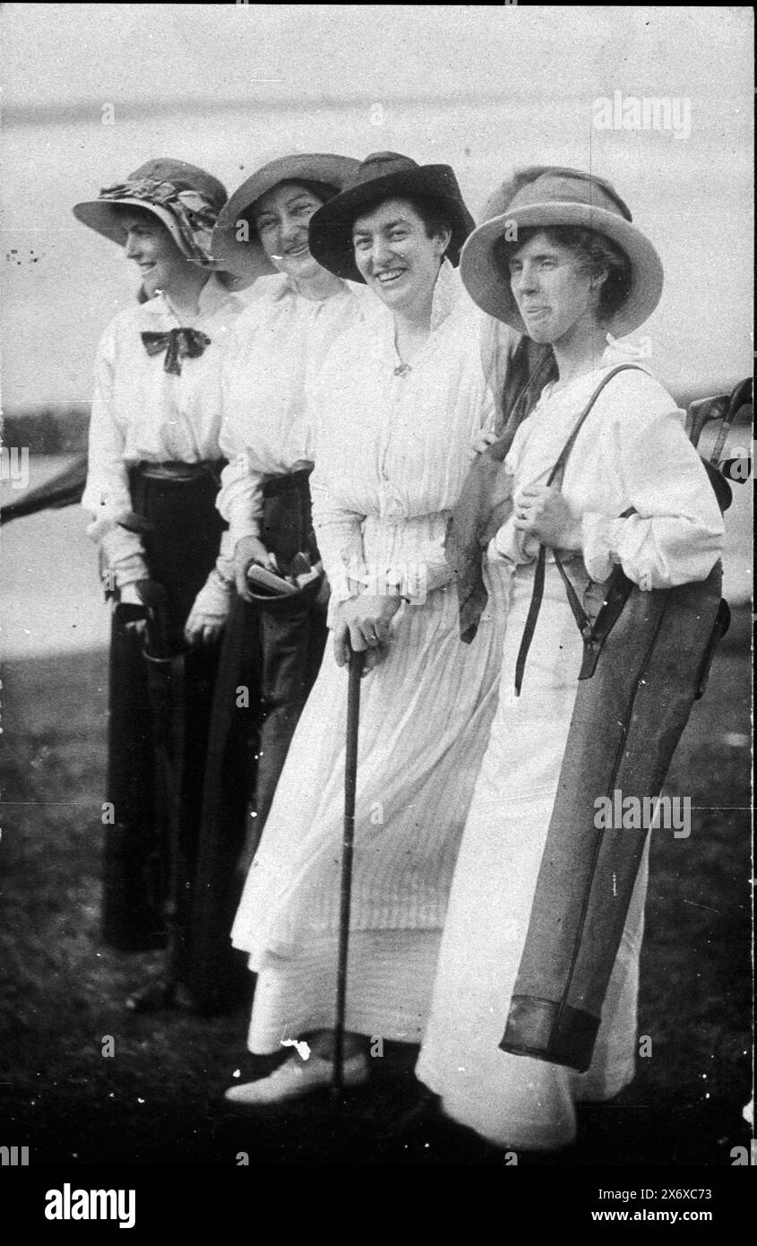 Group of Lady golfers , in period attire Port Macquarie, NSW. Vintage