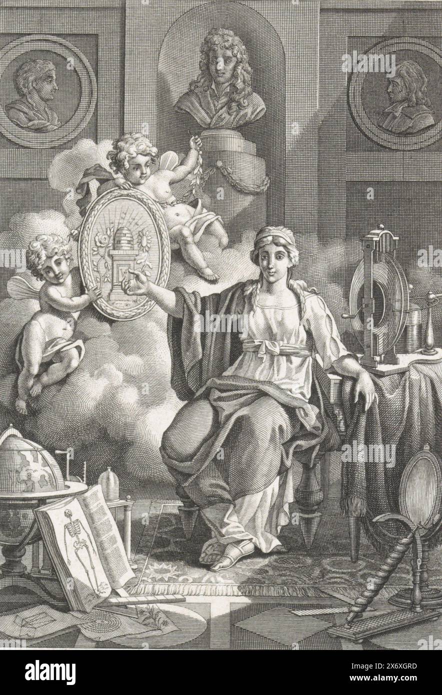 Physics in the Society of Felix Meritis, 1789, Allegory of Physics ...